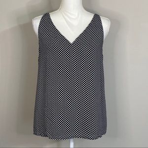 Express Black & White Polkadot Strappy Bac…